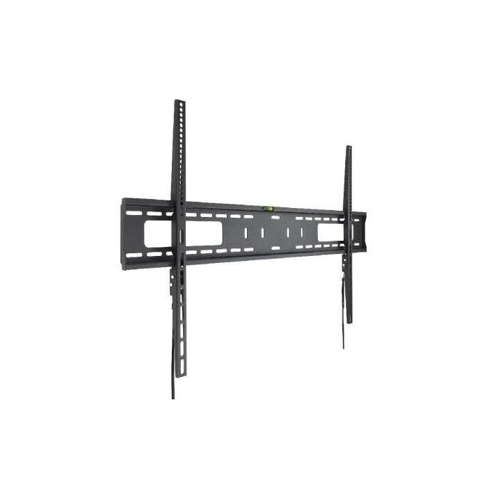 TooQ LP41100F-B Soporte de Pared Fijo para TV 60-100" hasta 75kg, VESA, Pantallas Curvas, Nivel Burbuja, 30.5mm, Negro 1