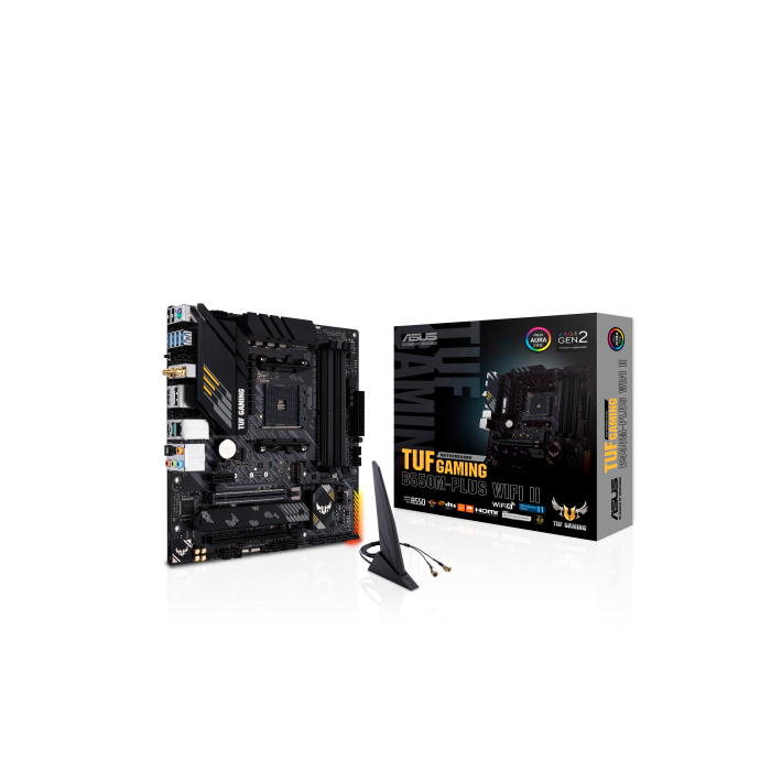 ASUS TUF GAMING B550M-PLUS WiFi II AMD B550 Zócalo AM4 micro ATX 6 ASUS TUF GAMING B550M-PLUS WiFi II AMD B550 Zócalo AM4 micro ATX 6