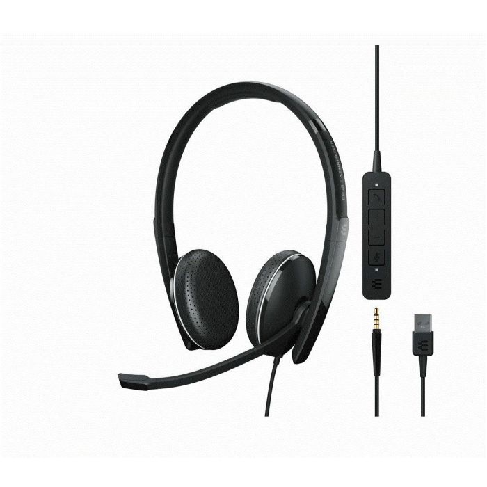 EPOS ADAPT SC 165 USB II - Headset on-ear wired USB 3.5 mm jack black Optimised for UC EPOS ADAPT SC 165 USB II - Headset on-ear wired USB 3.5 mm jack black Optimised for UC