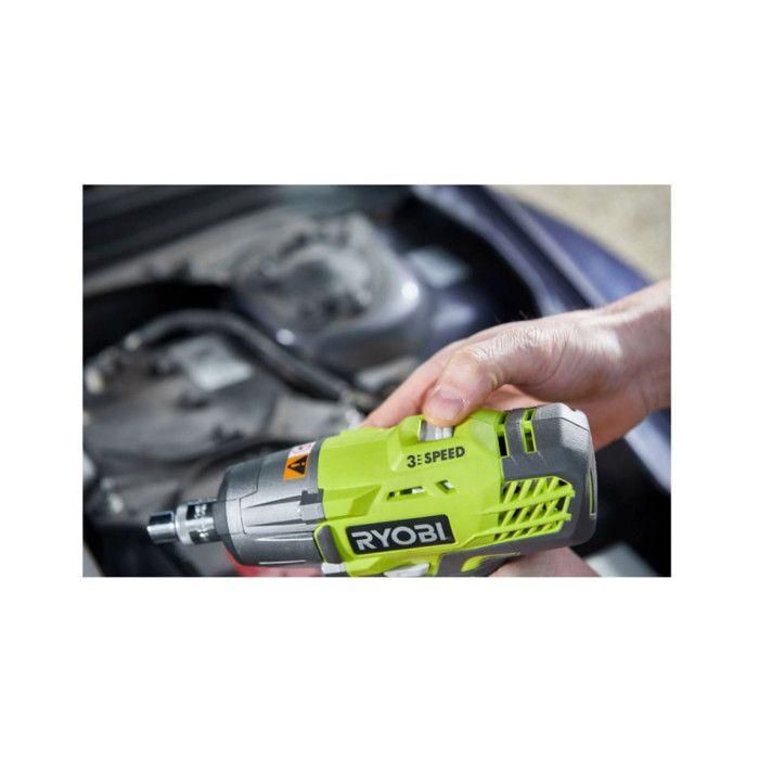 RYOBI Destornillador de 18 voltios 1 x 2.0 Ah + 3 enchufes 1 RYOBI Destornillador de 18 voltios 1 x 2.0 Ah + 3 enchufes 1