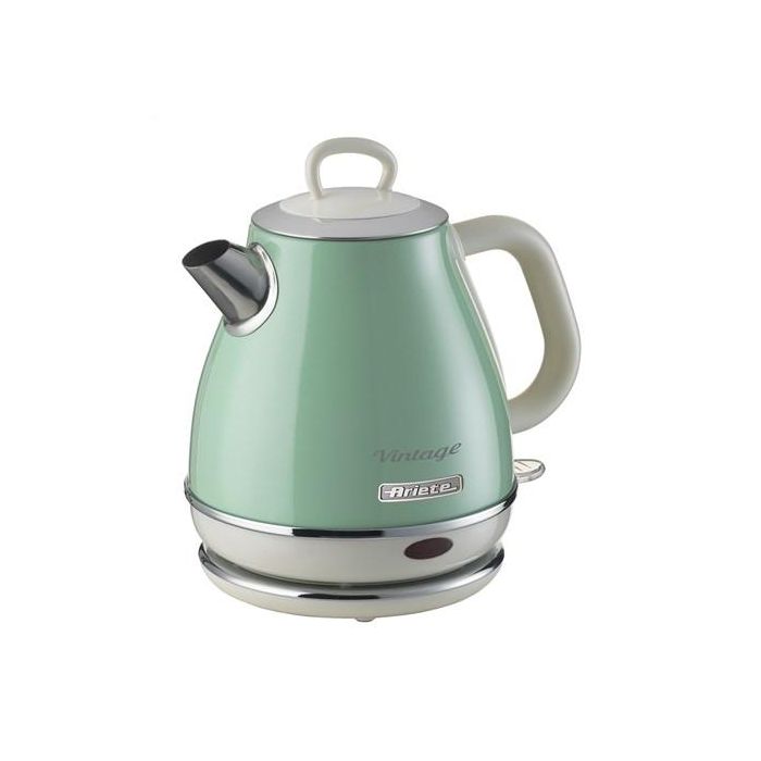 Ariete 2868/04 Hervidor Vintage 1 Litro Verde con Filtro Metal y Apagado Automático 0 Ariete 2868/04 Hervidor Vintage 1 Litro Verde con Filtro Metal y Apagado Automático 0