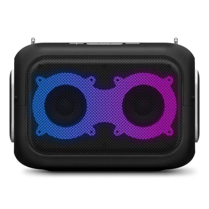 Energy Sistem Altavoz Bluetooth KaraokeStar 60W TWS Negro, 2 Micrófonos Inalámbricos, IPX4, USB, MicroSD 2