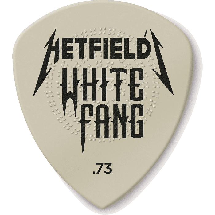 Dunlop Púas Signature Hetfield's White Fang - Pack 6 Unidades, 0.73 Mm 1
