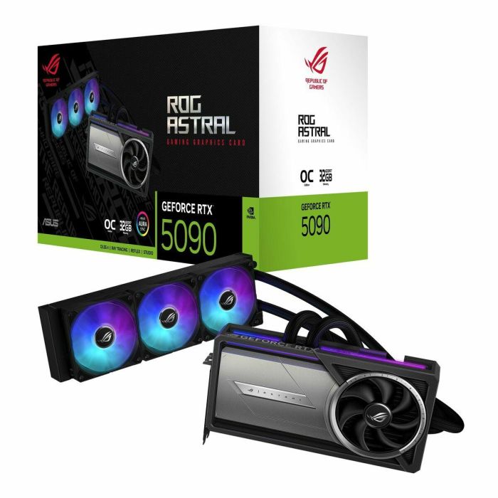 ASUS ROG Astral LC-RTX5090-O32G-GAMING Tarjeta Gráfica NVIDIA GeForce RTX 5090 32GB GDDR7 PCI Express 5.0 27