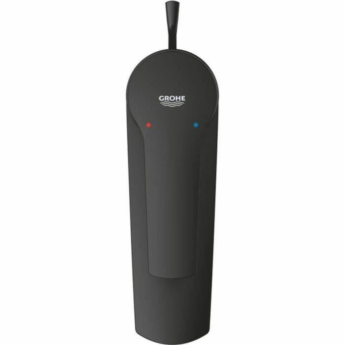 Grohe 242092432 Mezclador Monomando de Lavabo Negro Mate Talla S Ahorro de Agua Desagüe 3