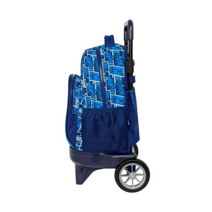 Mochila Escolar con Ruedas Hot Wheels Sonny Azul marino 33 x 45 x 22 cm 2 Mochila Escolar con Ruedas Hot Wheels Sonny Azul marino 33 x 45 x 22 cm 2