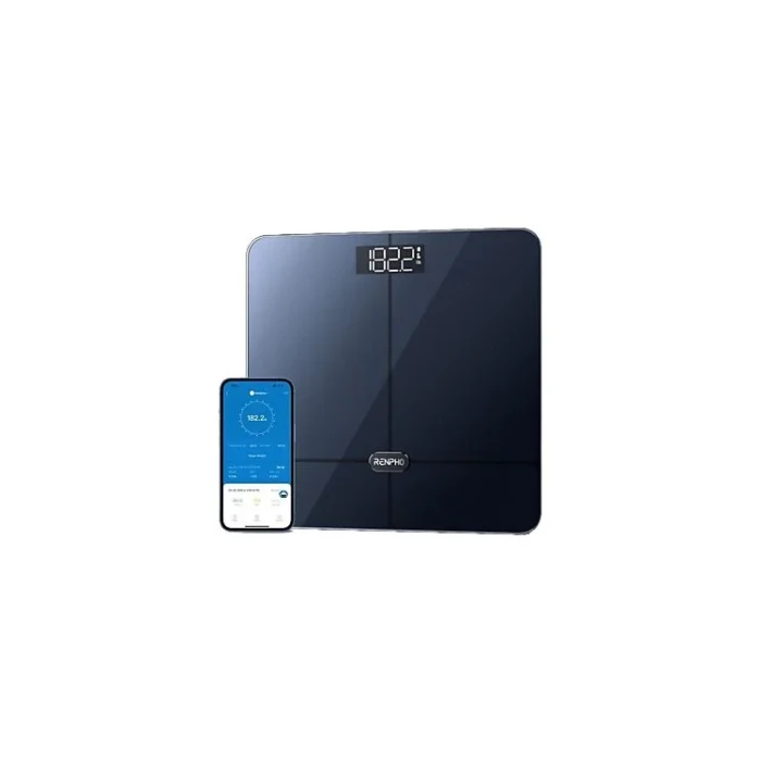 Renpho Báscula Inteligente ELIS 2 ITO BLE 11x11x1 Pulgadas Negra PEU-R-A016-BK
