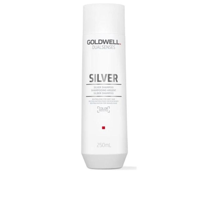Goldwell SILVER Shampoo Matizador Cabello Gris y Rubio Frío Protección Tonos Amarillos 250 ml Goldwell SILVER Shampoo Matizador Cabello Gris y Rubio Frío Protección Tonos Amarillos 250 ml