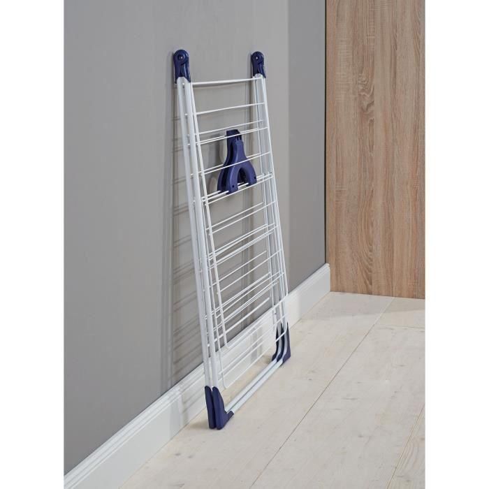 LEIFHEIT 81408 Secadora con cierre semiautomático apertura pies 20 metros CLASSIC 200 Flex blanco y azul 2 LEIFHEIT 81408 Secadora con cierre semiautomático apertura pies 20 metros CLASSIC 200 Flex blanco y azul 2