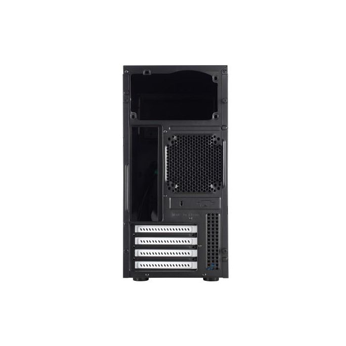 Fractal Design CORE 1100 Mini Tower PC Negro - FD-CA-CORE-1100-BL - Compatible con micro ATX/Mini-ITX, Ventilador 120mm 6