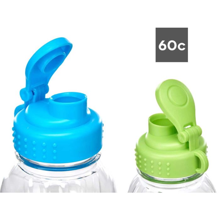 Cantimplora Plastico Surtidos Colores Leknes 8X25CM (24 Unidades) 3 Cantimplora Plastico Surtidos Colores Leknes 8X25CM (24 Unidades) 3