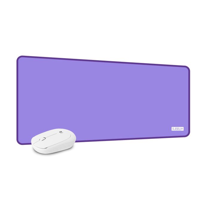 Subblim Mouse Pad Harmony Pack XL + Wireless Mouse Purple SUBMP-03HP002