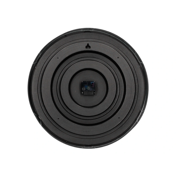 Q-connect Reloj de Pared Redondo Oficina Plástico 50 cm Marco Cromado 5