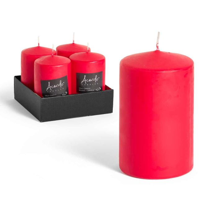 Vela Taco Rojo Ancha 15Cm Acorde (12 Unidades) Vela Taco Rojo Ancha 15Cm Acorde (12 Unidades)
