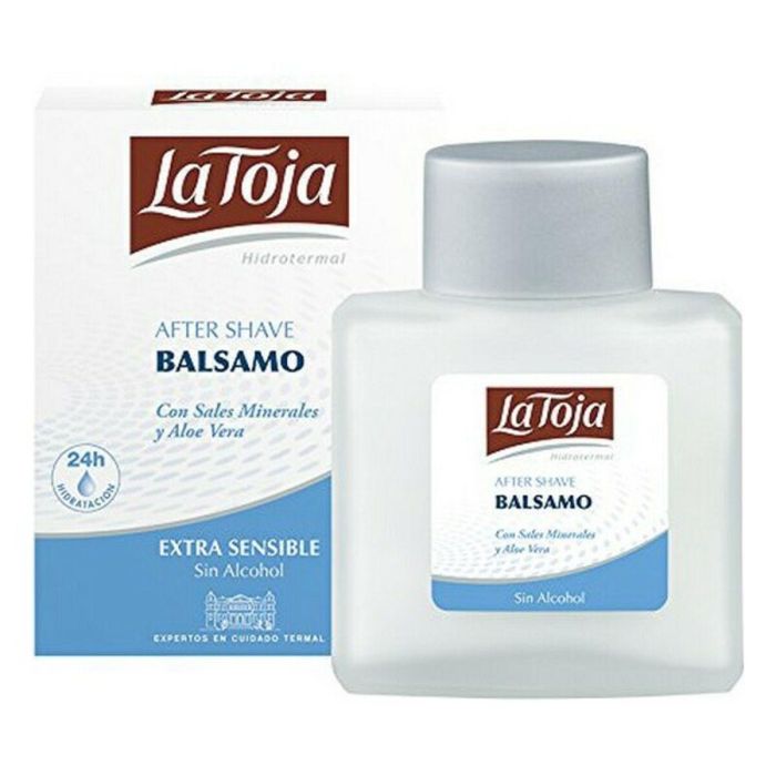 La Toja Bálsamo After Shave HIDROTERMAL para Piel Extra Sensible sin Alcohol con Aloe y Sales Minerales, Calma y Nutre, 100 ml