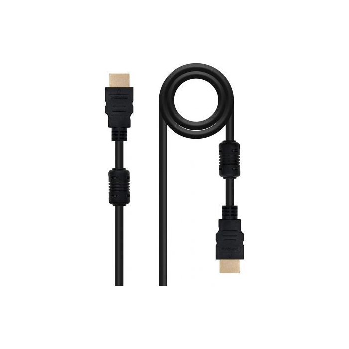 Nano Cable 10.15.1810 Cable HDMI 1.4 Macho - Macho 10m Negro