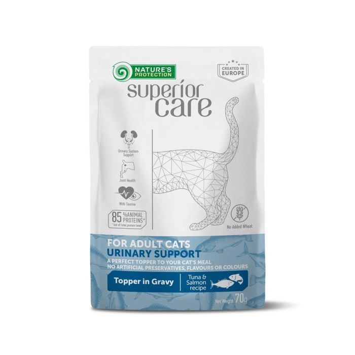 Nature's Protection Sc Topper Cat Adult Urinary Atun Y Salmon 24x70 gr