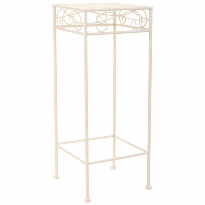 Soporte para Maceta Alexandra House Living Blanco Metal Hierro 28 x 160 x 58 cm 4