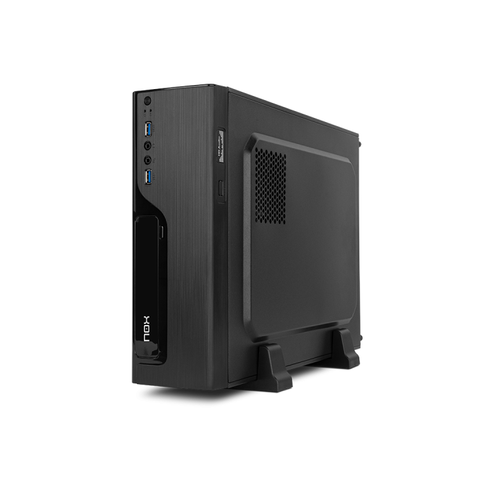 NOX Caja Sobremesa Slim LITE070 Micro-ATX con Fuente 500W, 2x USB 3.0 Negra 1