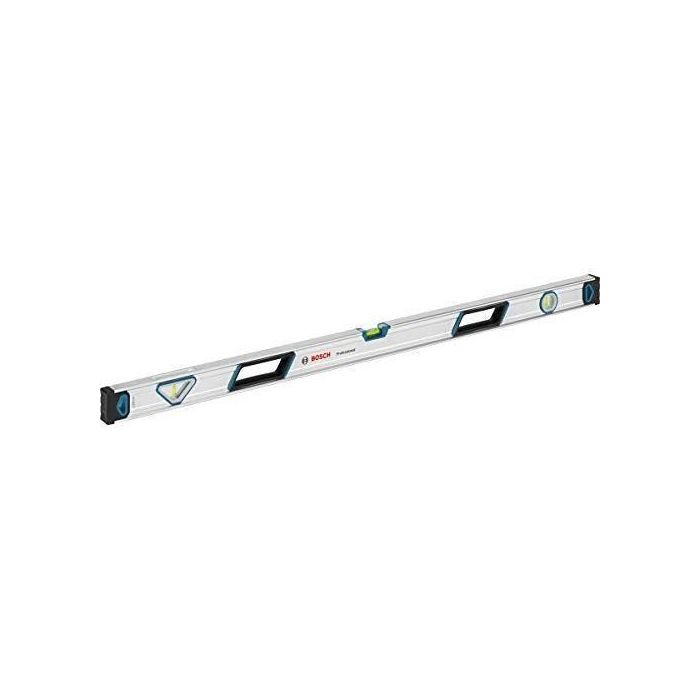 Bosch Professional BOS1697029766940 Nivel de burbuja magnético 120 cm con estructura de aluminio y precisión de 0,5 mm/m