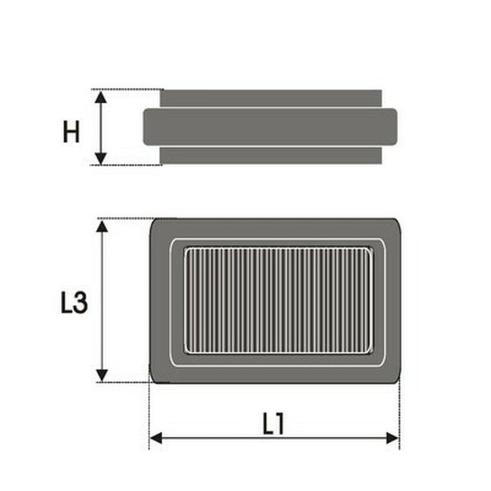 Filtro de aire Green Filters P567293 2 Filtro de aire Green Filters P567293 2