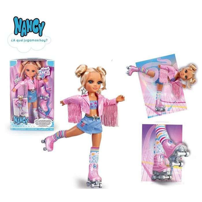 Famosa Nancy Muñeca Un Día de Baile en Patines 43 cm - Incluye Patines de Ruedas, Chaqueta, Top, Falda y Pendientes 4 Famosa Nancy Muñeca Un Día de Baile en Patines 43 cm - Incluye Patines de Ruedas, Chaqueta, Top, Falda y Pendientes 4