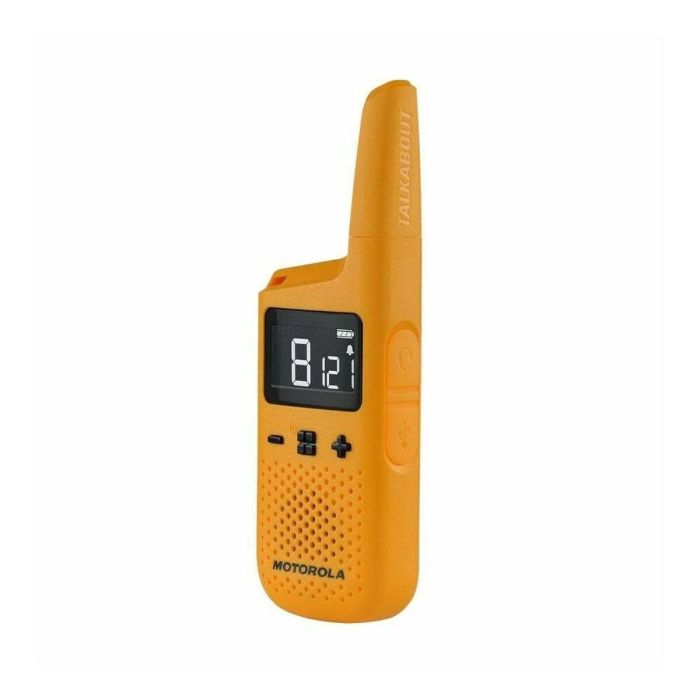 Motorola Walkie Talkies TALKABOUT T72 Amarillo - Alcance 8 km - PMR446 - 16 Canales - 121 Códigos 14 Motorola Walkie Talkies TALKABOUT T72 Amarillo - Alcance 8 km - PMR446 - 16 Canales - 121 Códigos 14