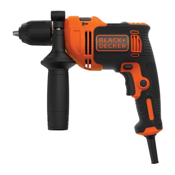 Black+Decker Taladro percutor 710W BEH710K-QS con empuñadura lateral, maletín y brocas 2 Black+Decker Taladro percutor 710W BEH710K-QS con empuñadura lateral, maletín y brocas 2