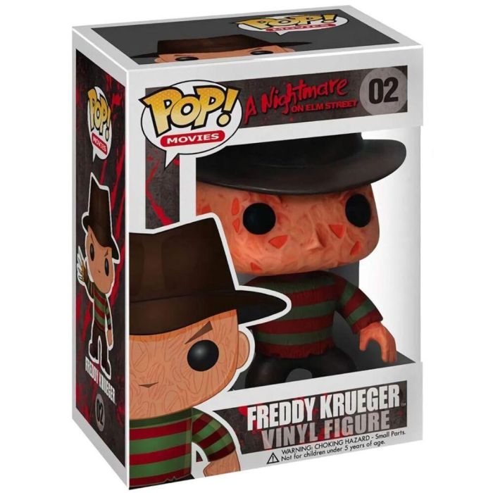 Funko Pop! Figura Freddy Krueger Pesadilla en Elm Street Coleccionable de Vinilo 9 cm Terror Clásico Caja Original 2