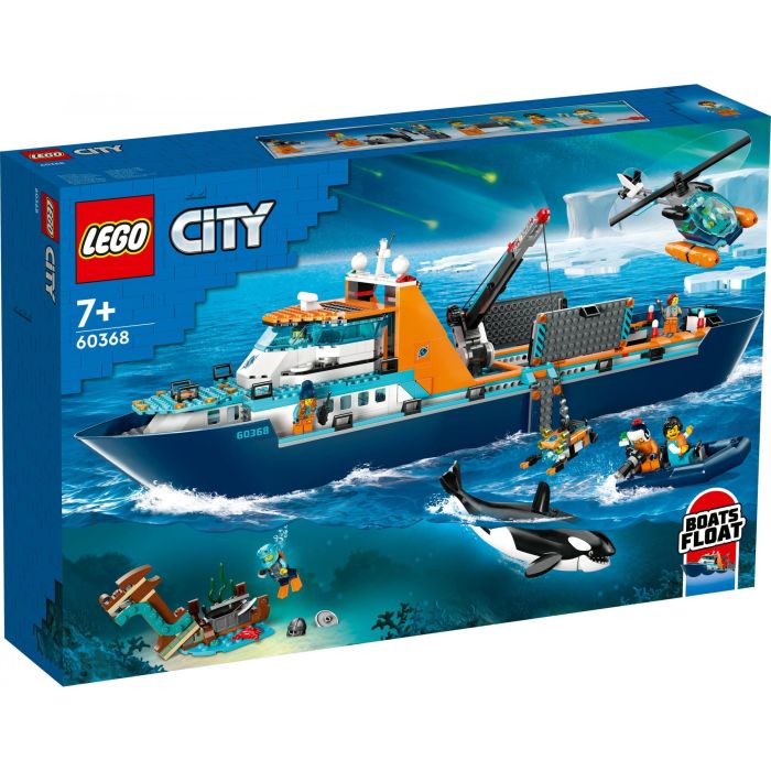 LEGO City 60368 The Arctic Exploration Ship, gran juguete de bote flotante para niños 6 LEGO City 60368 The Arctic Exploration Ship, gran juguete de bote flotante para niños 6