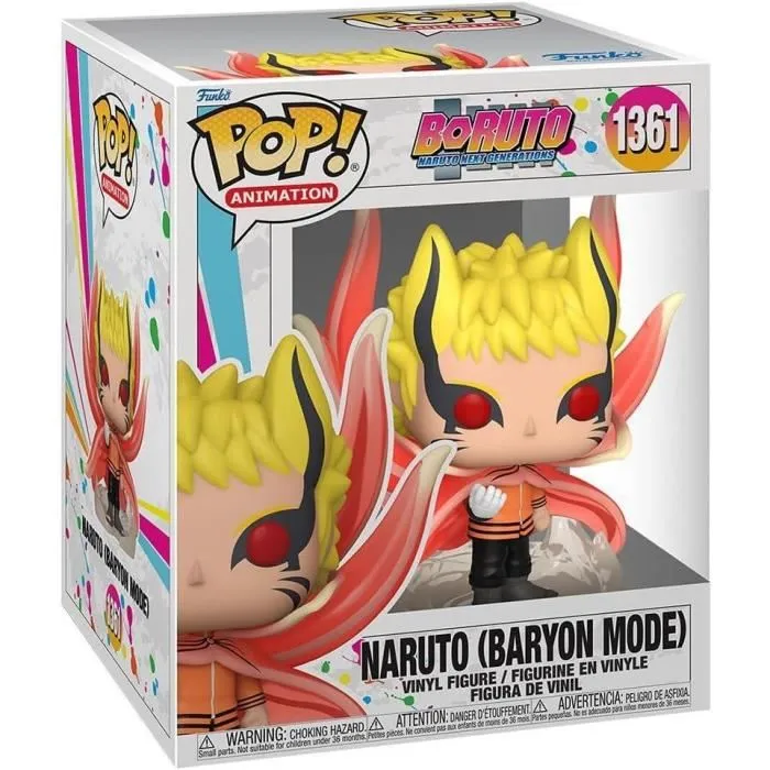 Funko Pop! Naruto Boruto 1361 Super Sized Figura de 15 cm Modo Baríon 2