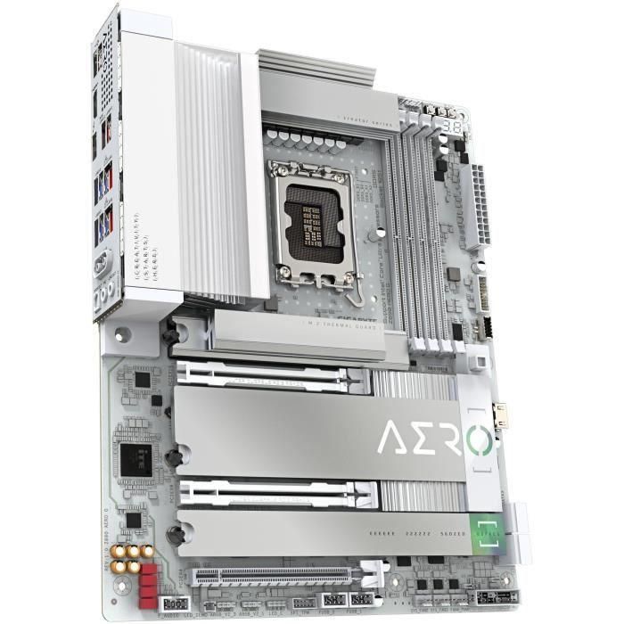 GIGABYTE Placa base Z890 AERO G - Compatible con CPUs Intel Core Ultra (Serie 2), VRM de 16+1+2 fases, hasta 8800MHz DDR5 (OC), 1xPCIe 5.0 + 4xPCIe 4.0, Wi-Fi 7, LAN 2.5GbE, Thunderbolt 4 2 GIGABYTE Placa base Z890 AERO G - Compatible con CPUs Intel Core Ultra (Serie 2), VRM de 16+1+2 fases, hasta 8800MHz DDR5 (OC), 1xPCIe 5.0 + 4xPCIe 4.0, Wi-Fi 7, LAN 2.5GbE, Thunderbolt 4 2