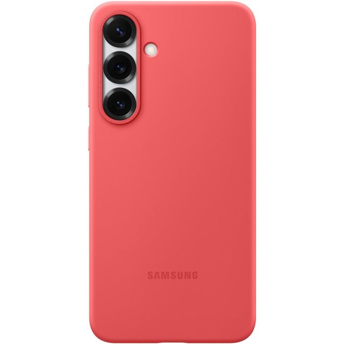 Samsung EF-PS936CREGWW Funda de Silicona para Galaxy S25+ 6.7" Roja. Protege tu Samsung Galaxy S25+ con estilo y seguridad. 1