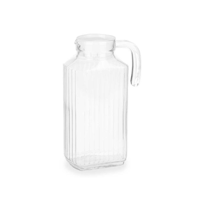 Jarra Vidrio Nevera 1,8L Con Asa Vivalto 15X26CM (6 Unidades) 1 Jarra Vidrio Nevera 1,8L Con Asa Vivalto 15X26CM (6 Unidades) 1