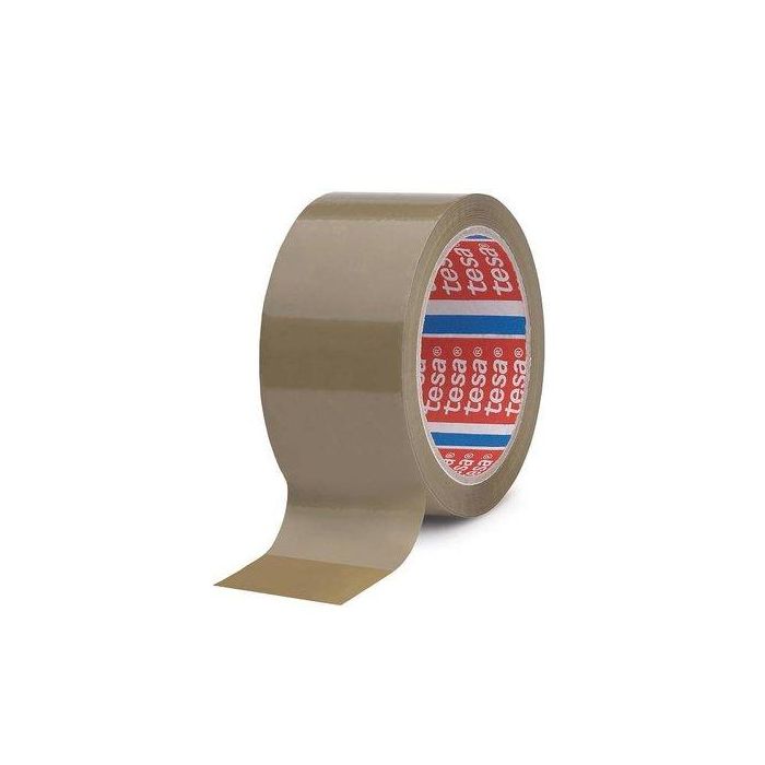 Tesa 04089-00106-06 Cinta de embalar marrón 28 micras 50 mm x 132 m Adhesivo Caucho Natural Solvente