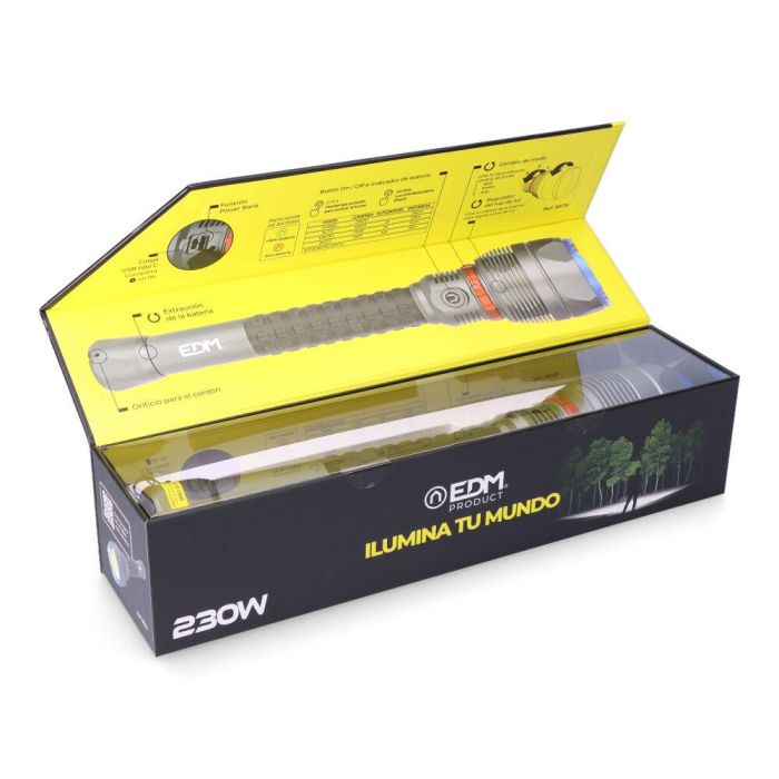 Linterna led de largo alcance 23000 lm 5 Linterna led de largo alcance 23000 lm 5