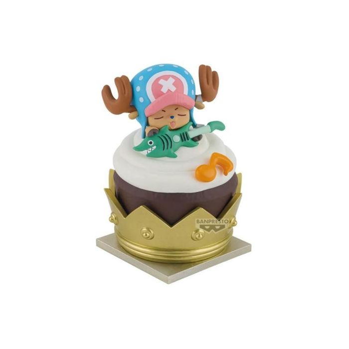 Banpresto Figura Coleccionable Tony Tony Chopper One Piece Paldolce Collection 6 cm PVC Sentado con Guitarra Original Banpresto Figura Coleccionable Tony Tony Chopper One Piece Paldolce Collection 6 cm PVC Sentado con Guitarra Original