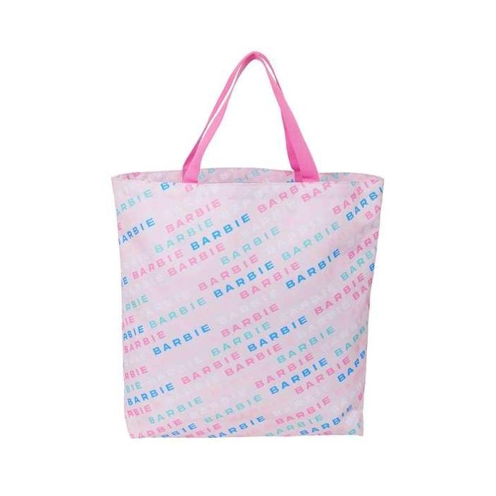 Bolso Mujer Barbie Logomania Rosa claro 50 x 45 x 10 cm 4 Bolso Mujer Barbie Logomania Rosa claro 50 x 45 x 10 cm 4