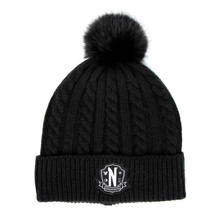 Gorro y Guantes Wednesday Negro 1 Gorro y Guantes Wednesday Negro 1