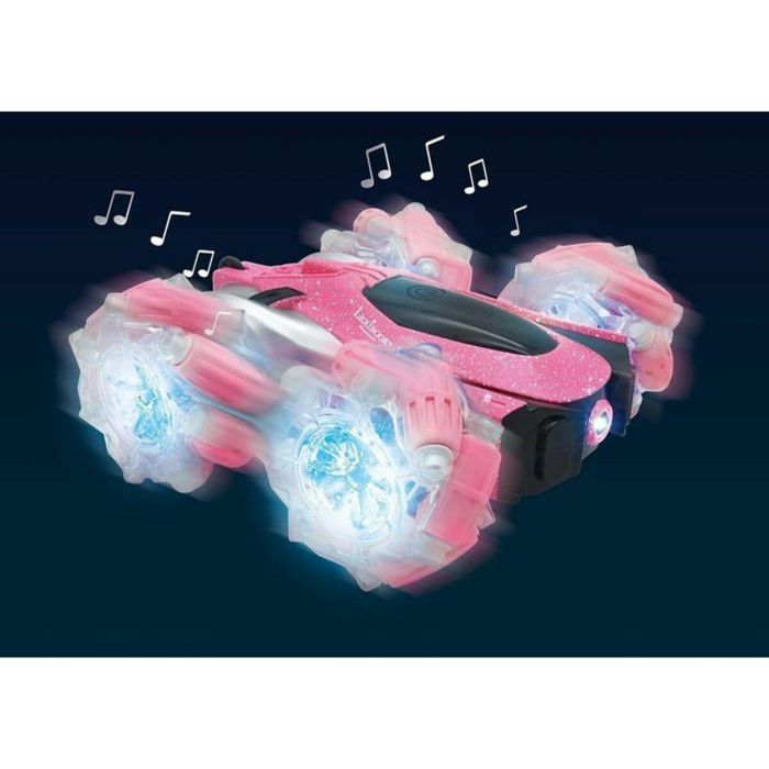 Lexibook Crosslander 360+: Coche Todoterreno Teledirigido Rosa Brillante, Programable y Recargable 3