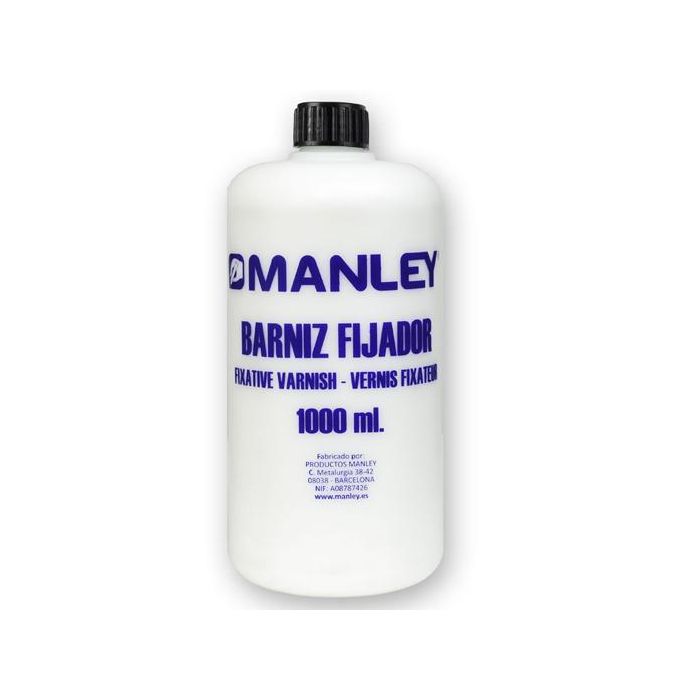 Barniz Fijativo Manley Acabado Brillante Bote De 1000 mL Barniz Fijativo Manley Acabado Brillante Bote De 1000 mL