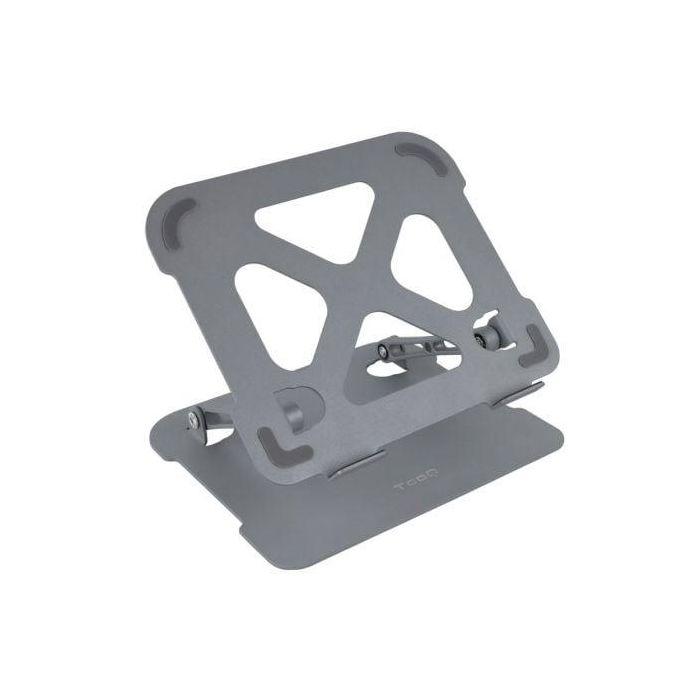 TooQ TQLRS0012-AL-G Soporte Portátil 11"-17.3" Ajustable Altura e Inclinación, Plegable, Ventilación Óptima, Gris para Oficina y Casa 0 TooQ TQLRS0012-AL-G Soporte Portátil 11"-17.3" Ajustable Altura e Inclinación, Plegable, Ventilación Óptima, Gris para Oficina y Casa 0