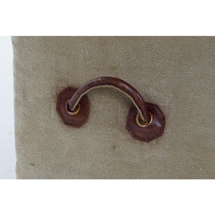 DKD Home Decor Reposapies Vintage de Piel y Poliester en Marron y Beige, con Altura de Asiento 40 cm y Dimensiones 40x40x46 cm 2 DKD Home Decor Reposapies Vintage de Piel y Poliester en Marron y Beige, con Altura de Asiento 40 cm y Dimensiones 40x40x46 cm 2