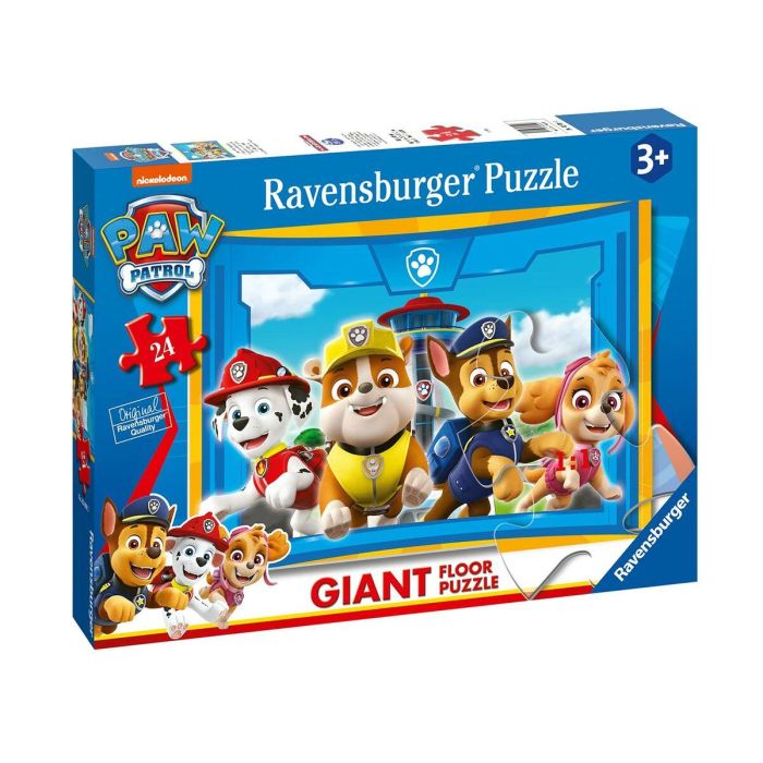 Puzzle infantil gigante de 24 piezas, El equipo de los cachorros en acción, Patrulla Canina, a partir de 3 años, Aventura, 03090, Ravensburger 2