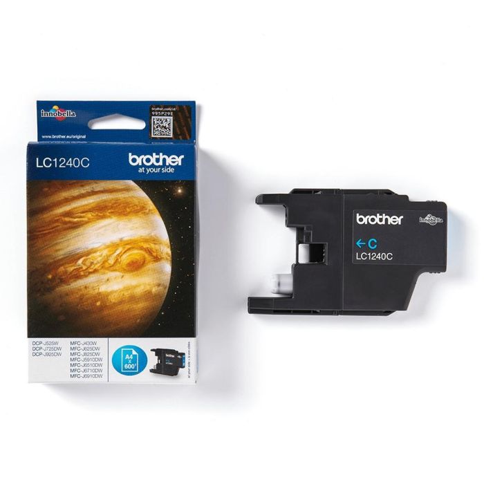 Brother LC-1240C Tinta Cyan para hasta 600 páginas, según ISO/IEC 24711 1 Brother LC-1240C Tinta Cyan para hasta 600 páginas, según ISO/IEC 24711 1