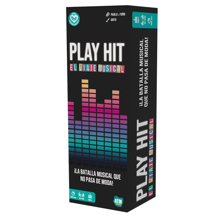 La Caja Play HIT - Juego de Mesa de Cultura Musical Años 90 2000+ Estilo Karaoke para 2-10 Jugadores +14 Años Español 0 La Caja Play HIT - Juego de Mesa de Cultura Musical Años 90 2000+ Estilo Karaoke para 2-10 Jugadores +14 Años Español 0