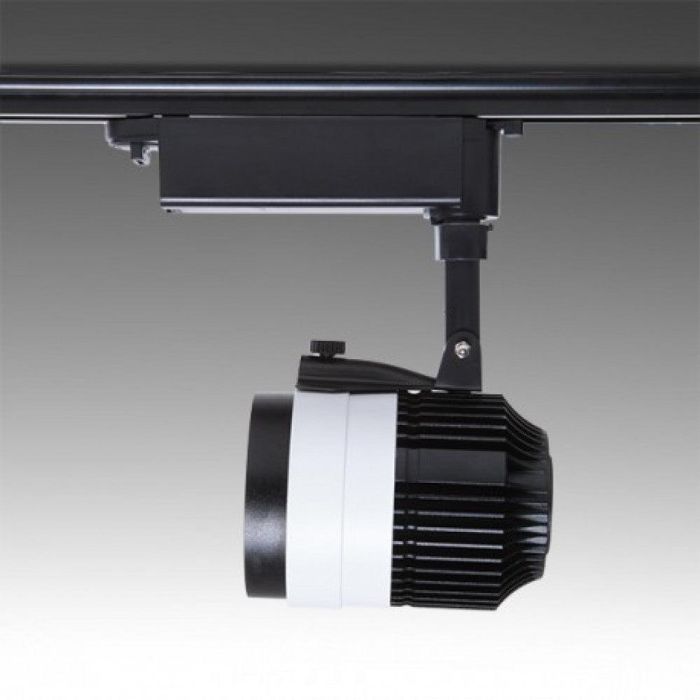Foco de Carril LED  20W 1800Lm CRI85 4200ºK Leilani Monofásico 40.000H [PL-218041-W-W] 1