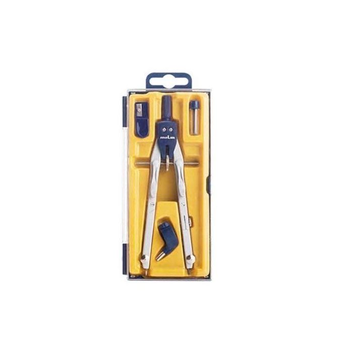 COMPÁS MOLIN CPX940 - ARTICULADO EN LOS DOS BRAZOS - CON RECAMBIO DE MINAS DE 2MM + SACAPUNTAS COMPÁS MOLIN CPX940 - ARTICULADO EN LOS DOS BRAZOS - CON RECAMBIO DE MINAS DE 2MM + SACAPUNTAS