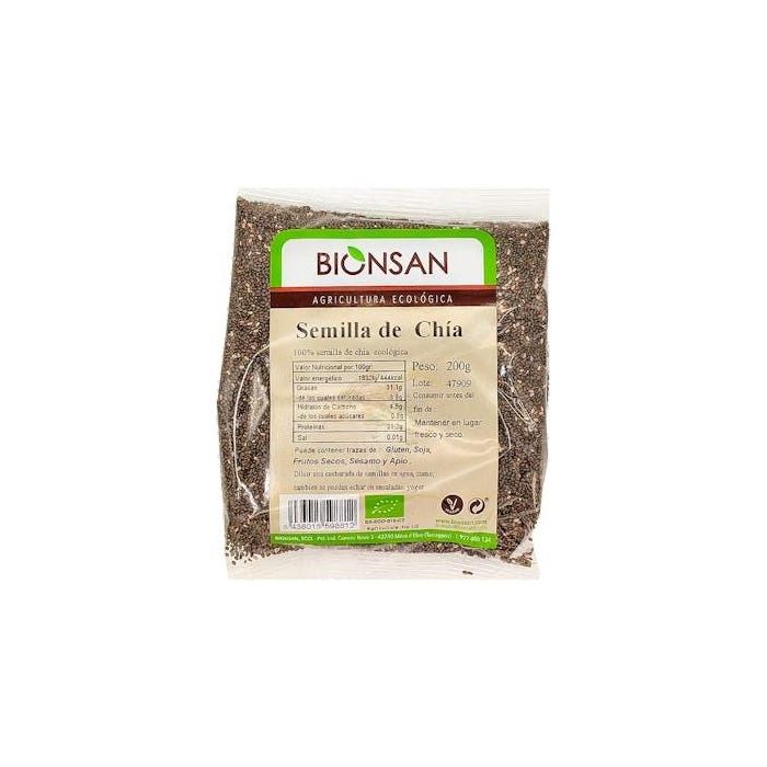 BIONSAN Semillas De Chia Eco 200Gr BIONSAN Semillas De Chia Eco 200Gr
