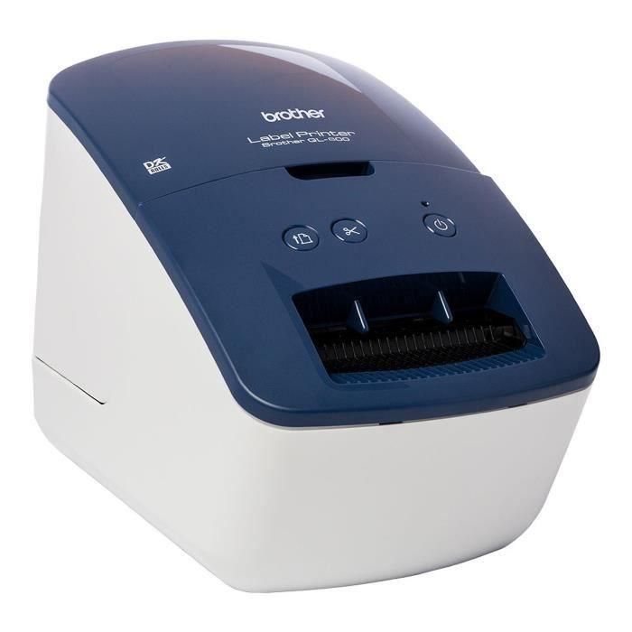 Brother Etiquetadora - Rotuladora Electrónica Ql-600B Azul Y Blanca 2 Brother Etiquetadora - Rotuladora Electrónica Ql-600B Azul Y Blanca 2